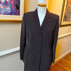 Kasper Chocolate Brown 2 pc Pant Suit – Size 10
